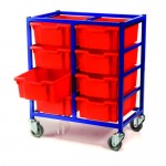 Storage Box Trolley - 2 x 4 